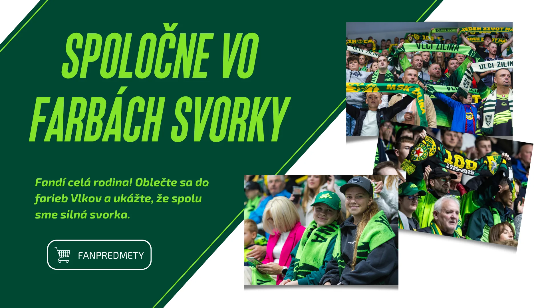Spoločne vo farbách svorky – fanpredmety Vlci Žilina